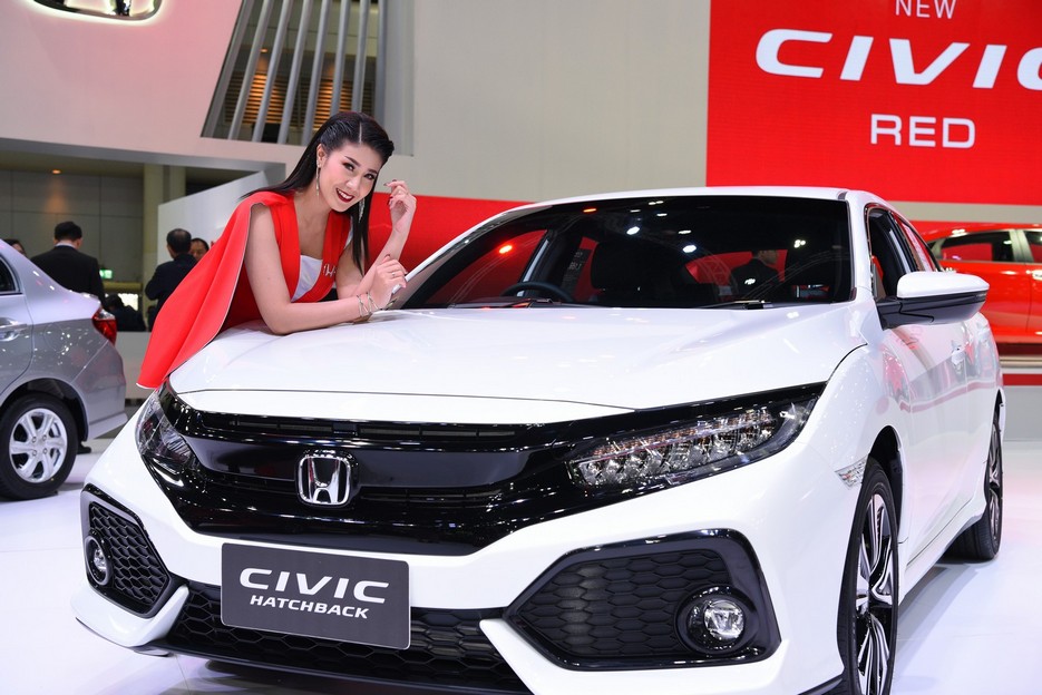 Honda Red Civic Thailand Motor Expp 2017