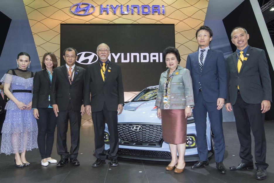 Hyundai VIP visit Booth Thailand motor expo 2017