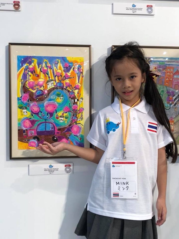 เยาวชนไทยคว้ารางวัล การประกวดภาพวาดระบายสีระดับโลก