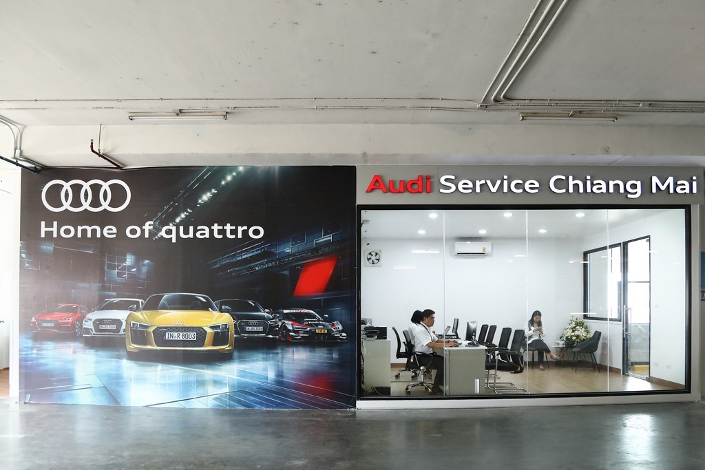 อาวดี้ เปิด Audi Service บนห้างเมญ่า กลางเมืองเชียงใหม่