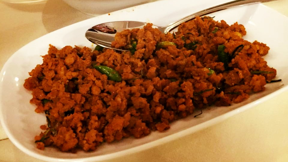 คั่วกลิ้งผักสด