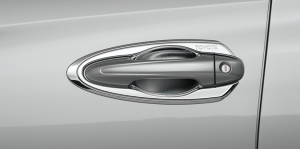 ชุดแต่ง Toyota Yaris ATIV 2017 : ชุดครอบที่จับประตูโครเมียม