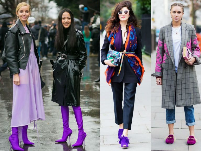 ๊ืUntra Violet:สีม่วง:แฟชั่นปี 2018