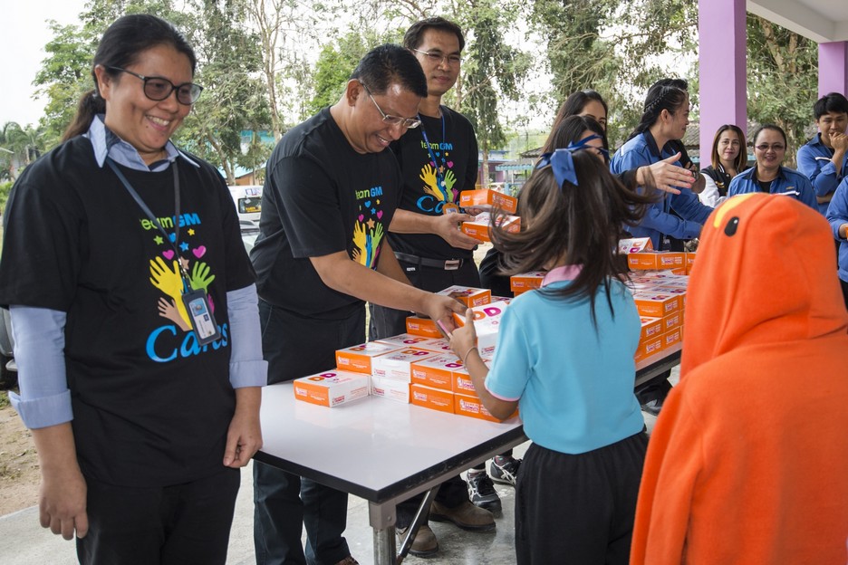 จีเอ็ม ประเทศไทยมอบความรู้เรื่องการคัดแยกขยะแก่คุณครูและเด็กนักเรียน