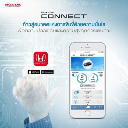 “ฮอนด้า คอนเนค” นวัตกรรมที่เชื่อมต่อระหว่างผู้ขับขี่และรถยนต์