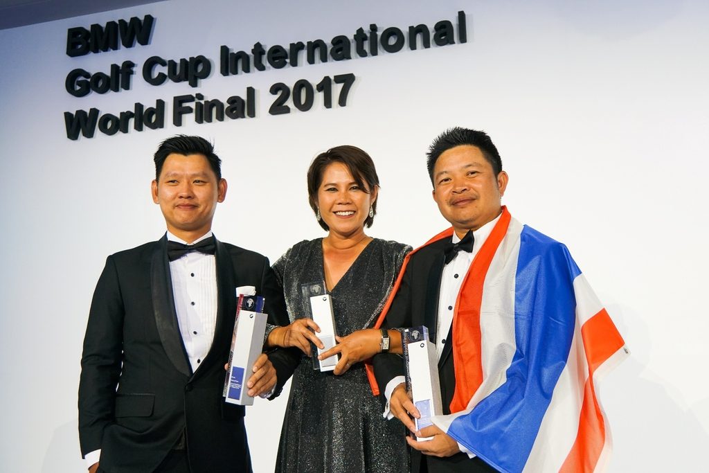 ทีมประเทศไทยฉลองชัยชนะระดับโลก คว้าแชมป์สองปีซ้อนใน BMW Golf Cup International World Final 2017