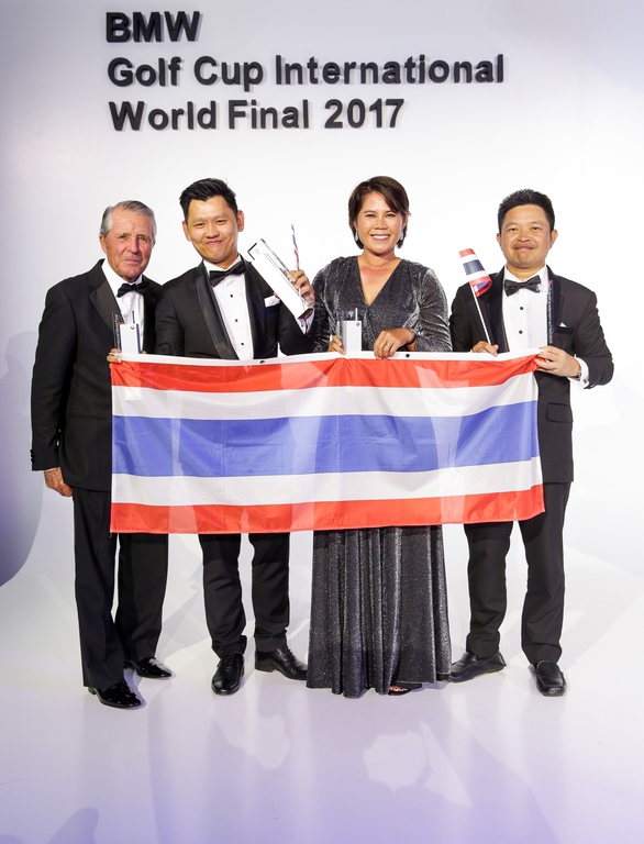 ทีมประเทศไทยฉลองชัยชนะระดับโลก คว้าแชมป์สองปีซ้อนใน BMW Golf Cup International World Final 2017