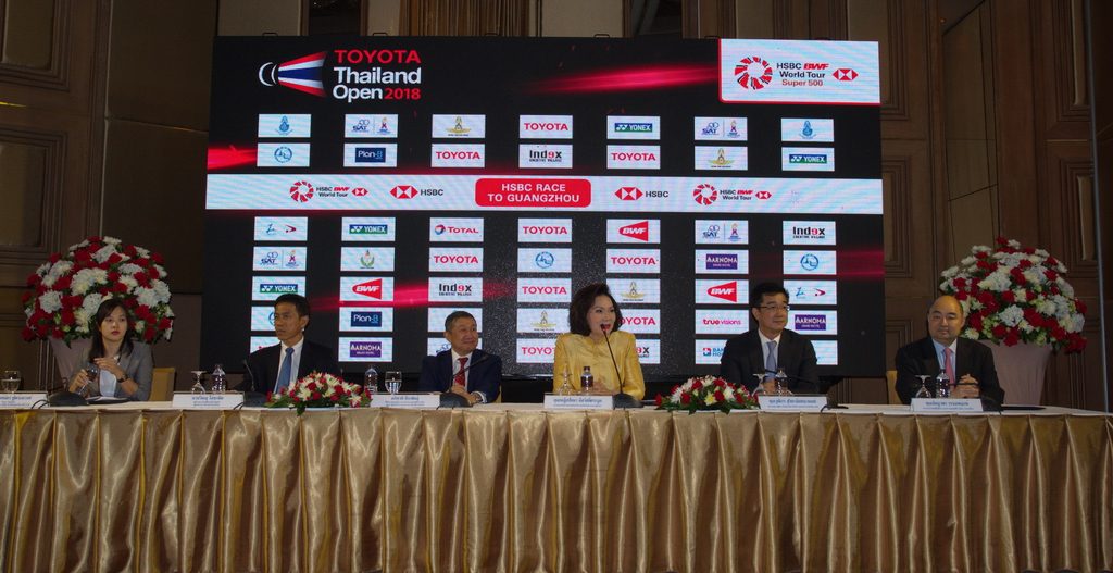 TOYOTA Thailand Open 2018 HSBC BWF World Tour Super 500