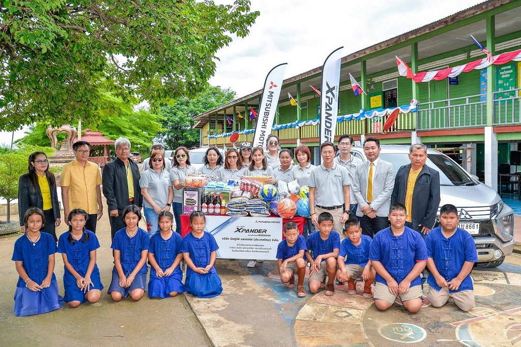 มิตซูบิชิ เอ็กซ์แพนเดอร์ นำคณะสื่อมวลชนร่วมพัฒนาโรงเรียนวัดบางเคียน จ.นครสวรรค์