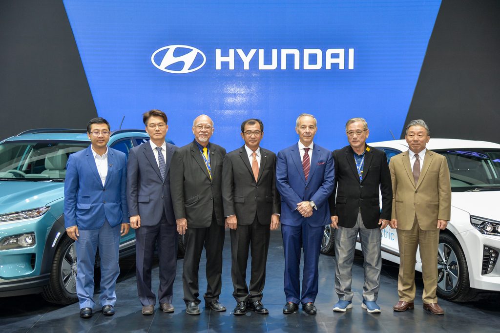 ฮุนไดนำรถยนต์พลังงานไฟฟ้ารุ่นใหม่เผยโฉม ที่งานมหกรรมยานยนต์ครั้งที่ 35