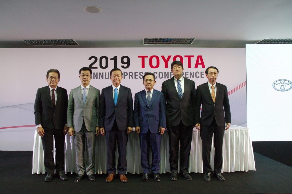 โตโยต้าแถลงยอดขายรถยนต์ปี 2561 พร้อมคาดการณ์ตลาดรวมในประเทศปี 2562 
