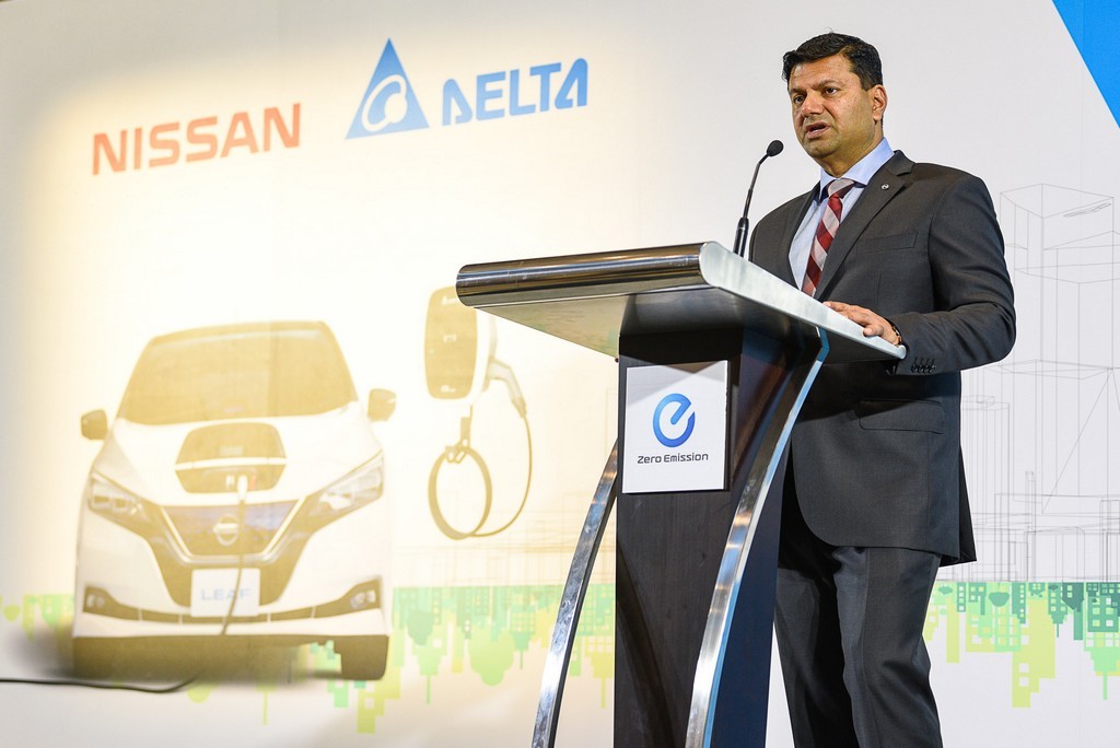 นิสสันจับมือเดลต้าแนะนำมาตรฐานเครื่องชาร์จรถยนต์ไฟฟ้า สำหรับที่อยู่อาศัย