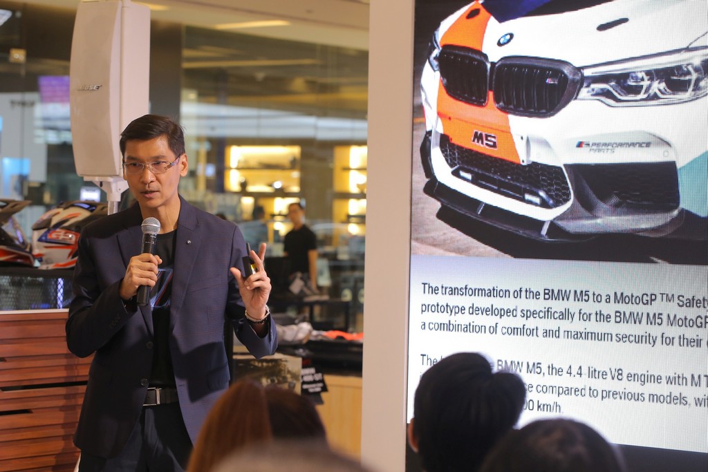 บีเอ็มดับเบิลยู กรุ๊ป ประเทศไทย เผยโฉมรถยนต์เซฟตี้คาร์  นำทัพโดย บีเอ็มดับเบิลยู M8 MotoGP