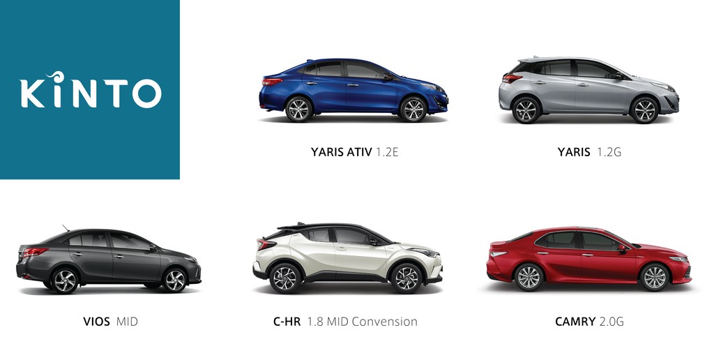 โตโยต้า แนะนำ “KINTO” ธุรกิจออนไลน์รูปแบบใหม่ สำหรับลูกค้าบุคคลเช่ารถระยะยาว