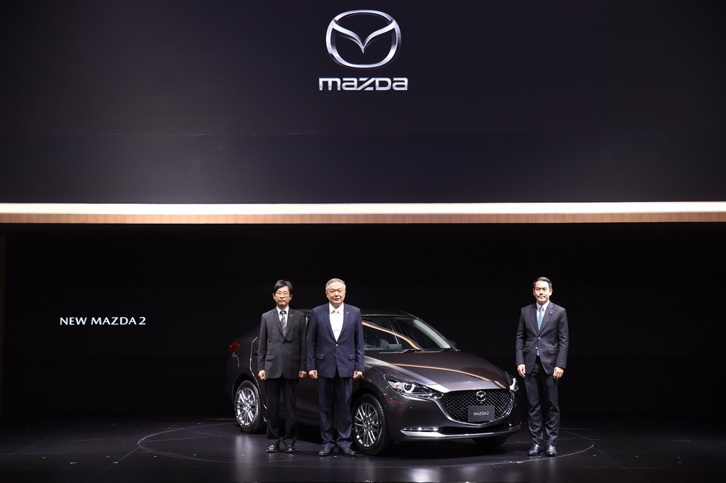 มาสด้าเผยโฉม New Mazda2 ดีไซน์ใหม่ ทั้งรุ่นแฮตช์แบค 5 ประตู และซีดาน 4 ประตู