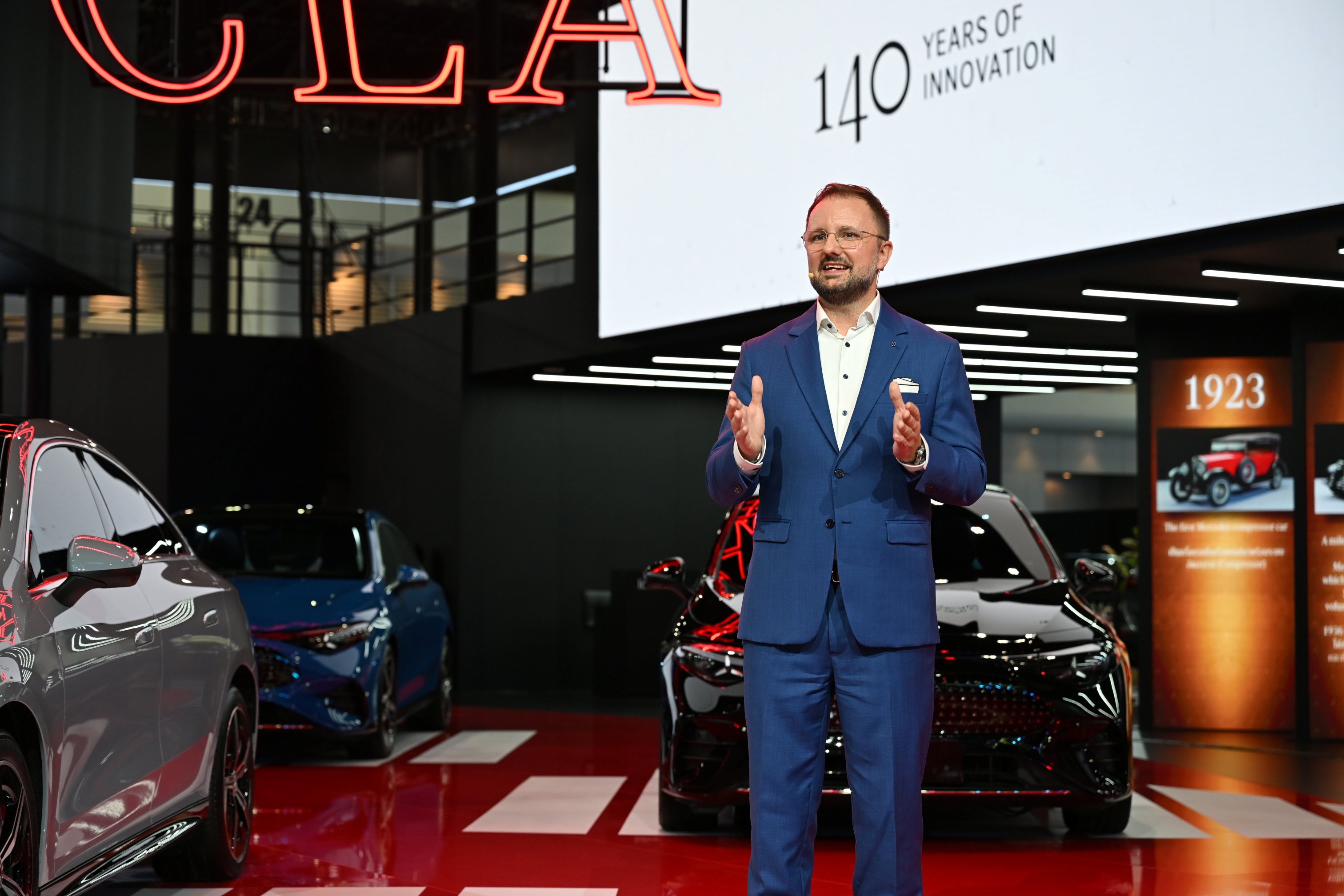 The-all new electric CLA